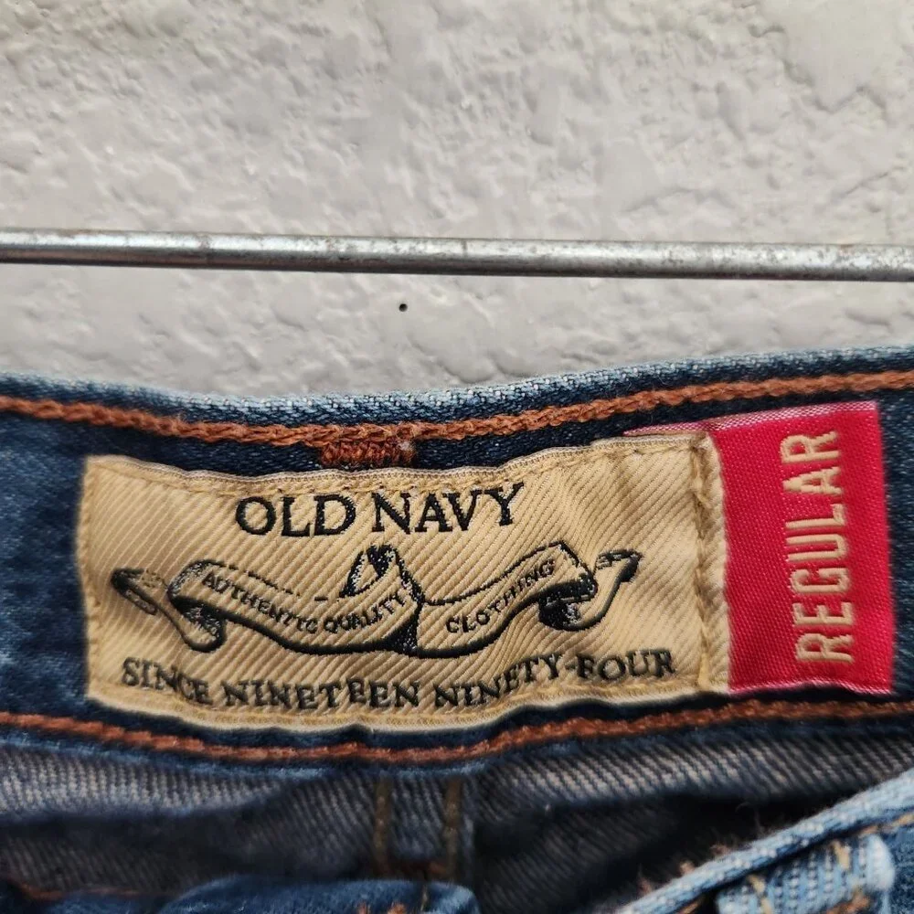 Old Navy Mens Regular Fit Denim Jeans Authentic Classic Blue Wash 32x32